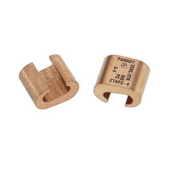 4 AWG StructuredGround C-Type Copper Compression Tap CTAP4-4-L (Pack of 50)