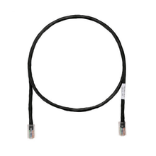 7' 24 AWG Black Cat 5e UTP Copper Patch Cord UTPCH7BLY