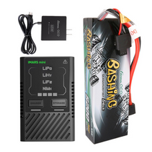 Gens Ace 5200mAh 2S1P 7.4V G-Tech Bashing Series Car Lipo Battery Pack Hardcase 24# With Charger Combo GEA60W522S35GT
