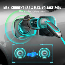 48A 240V EV Charger Adapter with Anti-Drop Lock for J1772 Vehicles