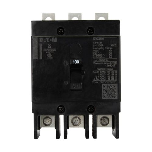 40A Three Pole 480Y-277V Molded Case Circuit Breaker GHB3040