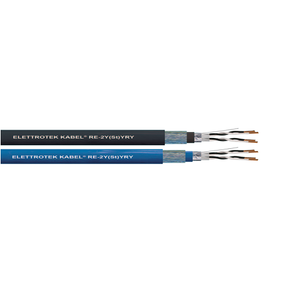 16 AWG 4P Stranded Bare Copper Shield Al Tape PE Armour PVC RE-2Y(St)YRY Instrumentation Cable