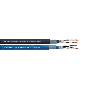 RE-2Y(St)YRY Pair Stranded Bare Copper Shield Al Tape PE Armour PVC Instrumentation Cable