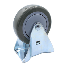 4" Industrial Strength Polyurethane Rigid Caster SLAC4FP