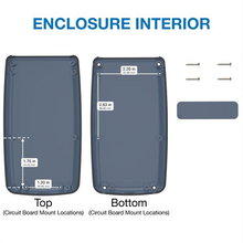 Mother Board Fixing Storage Box Trans Grey ,Hand Held Enclosure With Removable End Panel H65TRGY