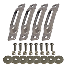 E-Track Single Stainless Strap Anchor Allen Screws SLSS4FA (Pack of 4)