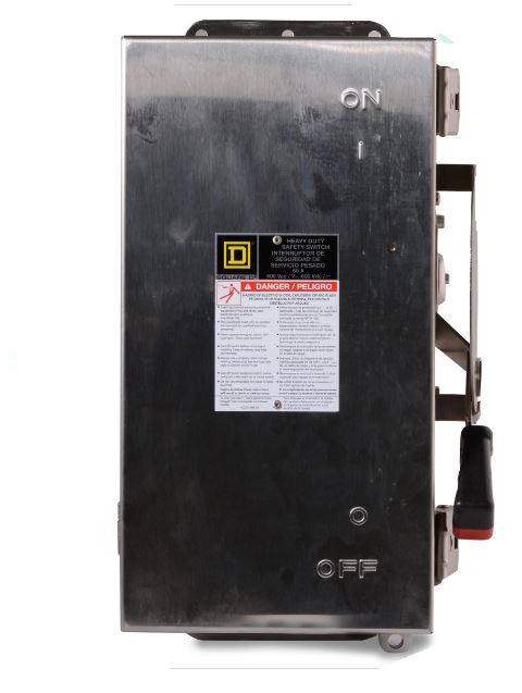 60A 600VAC 3 Pole Heavy Duty Safety Switch HU362DS