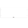 4RU Horizontal Flat Rack Filler Panel Steel 12-24 Screw DPFP4WH