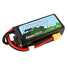 Gens Ace 4300mAh 3S1P 11.4V Adventure High Voltage G-Tech Lipo Battery With XT60 Plug GEA433S60X6GT