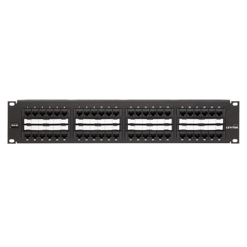 Cat 6 Flat Universal Patch Panel 2RU 48-Port 69586-C48