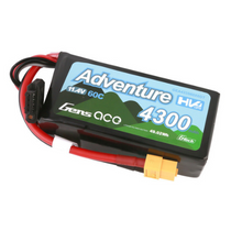 Gens Ace 4300mAh 3S1P 11.4V Adventure High Voltage G-Tech Lipo Battery With XT60 Plug GEA433S60X6GT