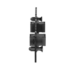 4 Port Opticom MPO Fiber Optic Adapter Panel FAP Horizontal FAPH0412BLMPO