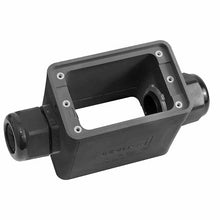 Leviton Single-Gang Portable Outlet Box Black 3099F-2E