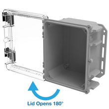 9.71"D X 8.23"W X 5.13"H Industrial Enclosure Flange Aluminium Cabinet Kit I152HLTCBG