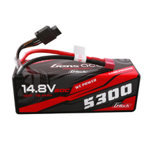 Gens Ace 5300mAh 4S1P 14.8V HardCase G-Tech Lipo Battery14# With Deans Plug GEA534S60DGT