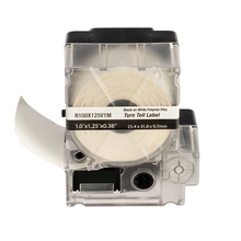 Turn-Tell White Vinyl Cassette R100X125V1M (Pack Of 5)