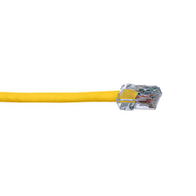 7' 24 AWG Yellow Cat 5e UTP Copper Patch Cord UTPCH7YLY