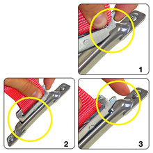 E-Track Single Weld-On Contoured Zinc Strap Anchor SLSWCZ10 (Pack of 10)