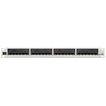 1RU Cat 6 Flat 110-Style Patch Panel 24-Port 69586-W24