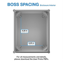 11.75" x 9.98" x 7.13" Industrial Enclosure Included Flange Kit I352STGBG