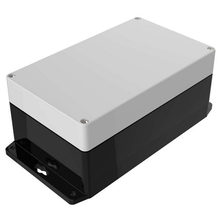 Electronic Racks And Boxes Enclosure Top Gray Bottom Black RBF85P12G24B