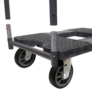Snap-Loc All Terrain E-Track Panel Cart Black Dolly SL1500PC6B