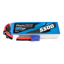 Gens Ace 5500mAh 3S1P 11.1V G-Tech Lipo Battery Pack With EC5 Plug GEA553S60E5GT