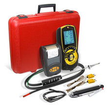 Residential Combustion Analyzer Kit, featuring a Smoke Pump Test, Printer, and NIST Calibration C161OILKIT