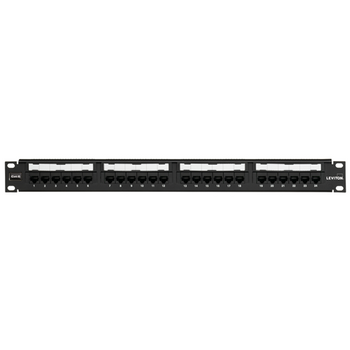 1RU Cat 6 Flat Universal Patch Panel 24-Port 69586-U24