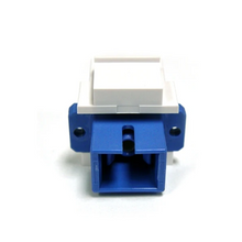 SC Simplex Single Mode Fiber Keystone Jack Adapter White IN1-4406/SC/WH