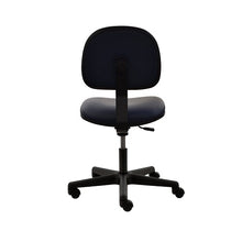 17" H - 22" H Desk Height Vinyl Chair No Arms PL12-V-BLACK-251 Black