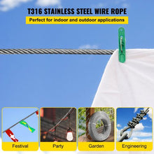 1/8 Inch 7x19 Strand Stainless Steel Braided Aircraft Cable 100FT