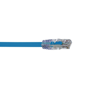 7' 24 AWG Blue Cat 6A UTP Copper Patch Cord UTP6AX7BU