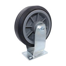 6" All-Terrain Solid Rubber Rigid Caster SLAC6ATF