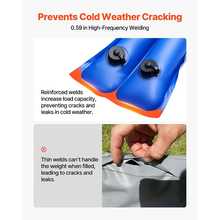 10 Ft Double-Chamber Water Tubes Pool Cover Water Bags, Pack of 5, 0.4mm Thick PVC Weights