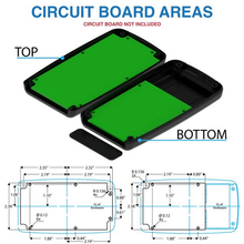 AC Hand Held Enclosure Circuit Board Areas Box With Removable End Panel H65