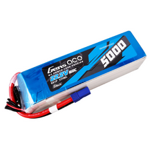 Gens Ace 5000mAh 6S1P 22.2V G-Tech Lipo Battery Pack With EC5 Plug GEA506S60E5GT