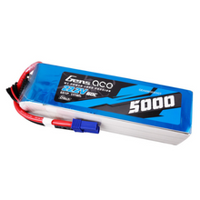 Gens Ace 5000mAh 6S1P 22.2V G-Tech Lipo Battery Pack With EC5 Plug GEA506S60E5GT