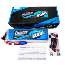Gens Ace 5000mAh 6S1P 22.2V G-Tech Lipo Battery Pack With EC5 Plug GEA506S60E5GT