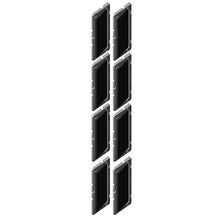 Equipment Mounting Rail Brush Kit for ZetaFrame Cabinet Black 39716-002