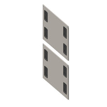 Side Panel with Grommets for ZetaFrame Cabinet Black 39774-712
