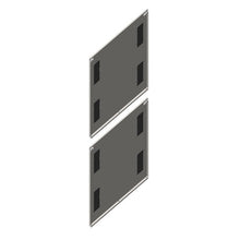 Side Panel with Grommets for ZetaFrame Cabinet Black 39774-712