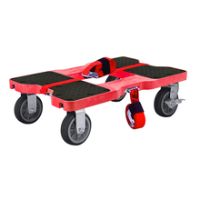6" All-Terrain Solid Rubber Rigid Caster SLAC6ATF