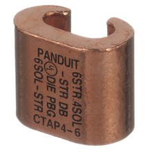 6 AWG StructuredGround C-Type Copper Compression Tap CTAP4-6-L (Pack of 50)