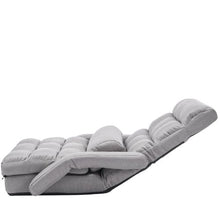 5-Position Adjustable Floor Gaming Chair with Armrests & Back Support (Gray)