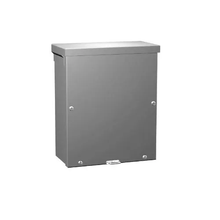 24" x 24" x 12" Type 3R Mild Steel Screw Cover Junction Box Gray C3R242412SCNKO