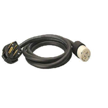 10' Ft 10/4 SOOW 50A Range to 30A Twist Lock Power Cords and Adapters 18640008 (Pack of 4)