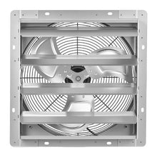 16-Inch Shutter Exhaust Fan 2438 CFM Steel AC Motor with Automatic Louvers