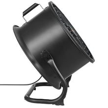 14-Inch Industrial Floor Fan - 2,520 CFM High Velocity 3-Speed Metal Fan with 360° Tilt