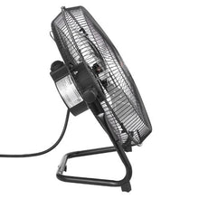 14-Inch Industrial Floor Fan - 2,560 CFM High Velocity 3-Speed Metal Fan with 360° Tilt